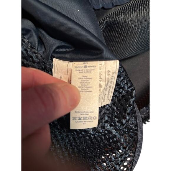 Lululemon Hot Mesh Tote bag Navy Blue Gym Beach Commuter Travel  large handbag - Picture 9 of 14